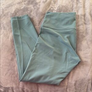 Lululemon women’s wunder train leggings. Size 10. Blue color.